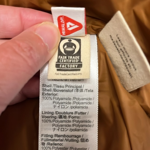 Madewell Air Puff Quilted Shirt Jacket Warm Coffee Burnt Orange Medium - Picture 12 of 14